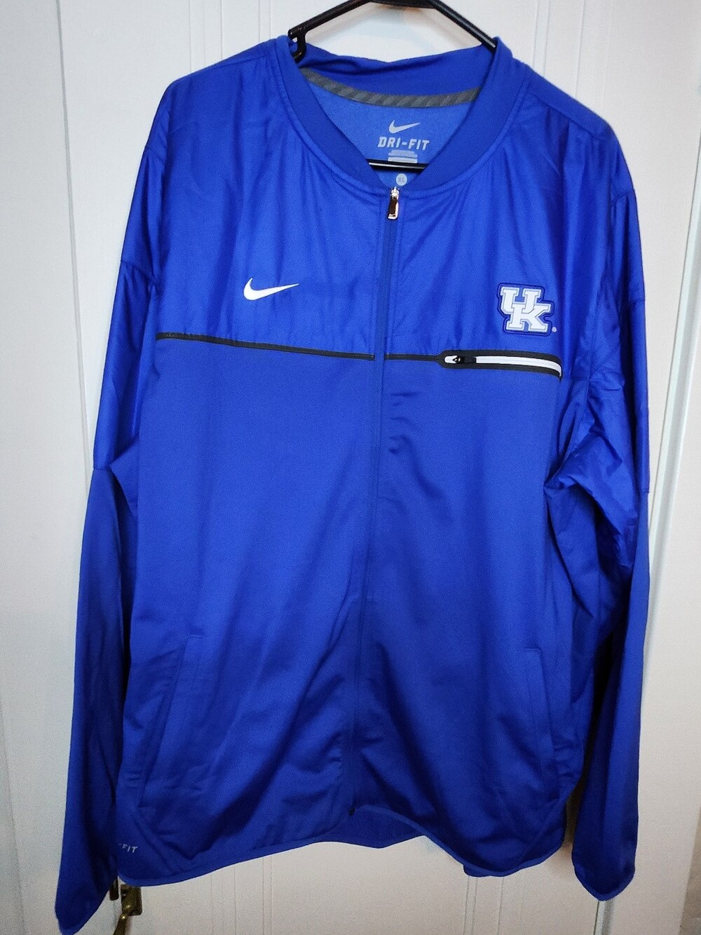 Nike Kentucky Wildcats Mens XL Sideline Shield Elite Hybrid Full-Zip Jacket Blue